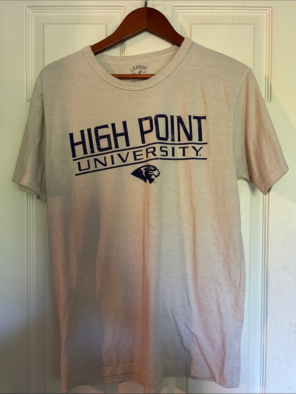 League Cream High Point University Graphic Tee